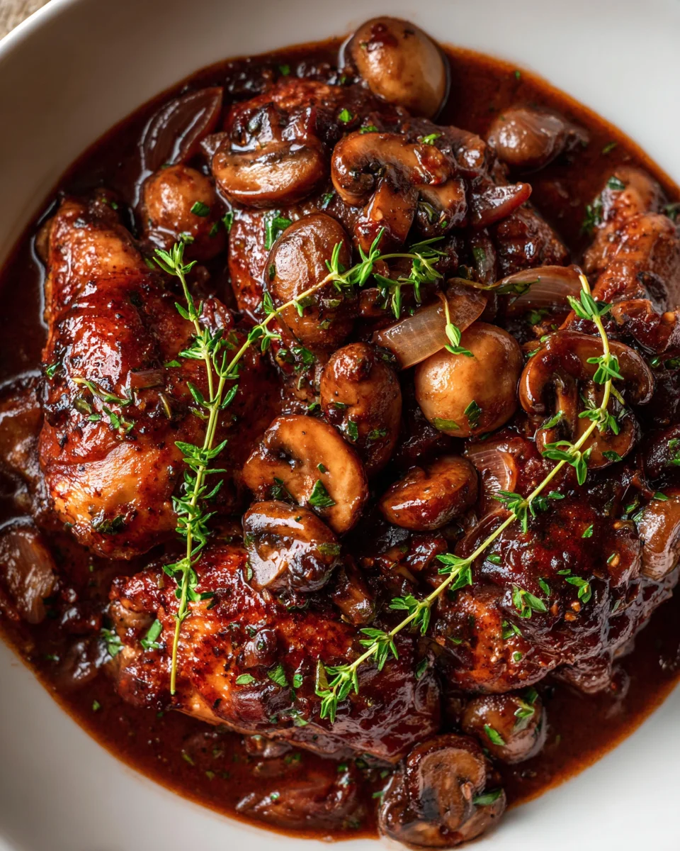 Hearty Beef Coq Au Vin Delight