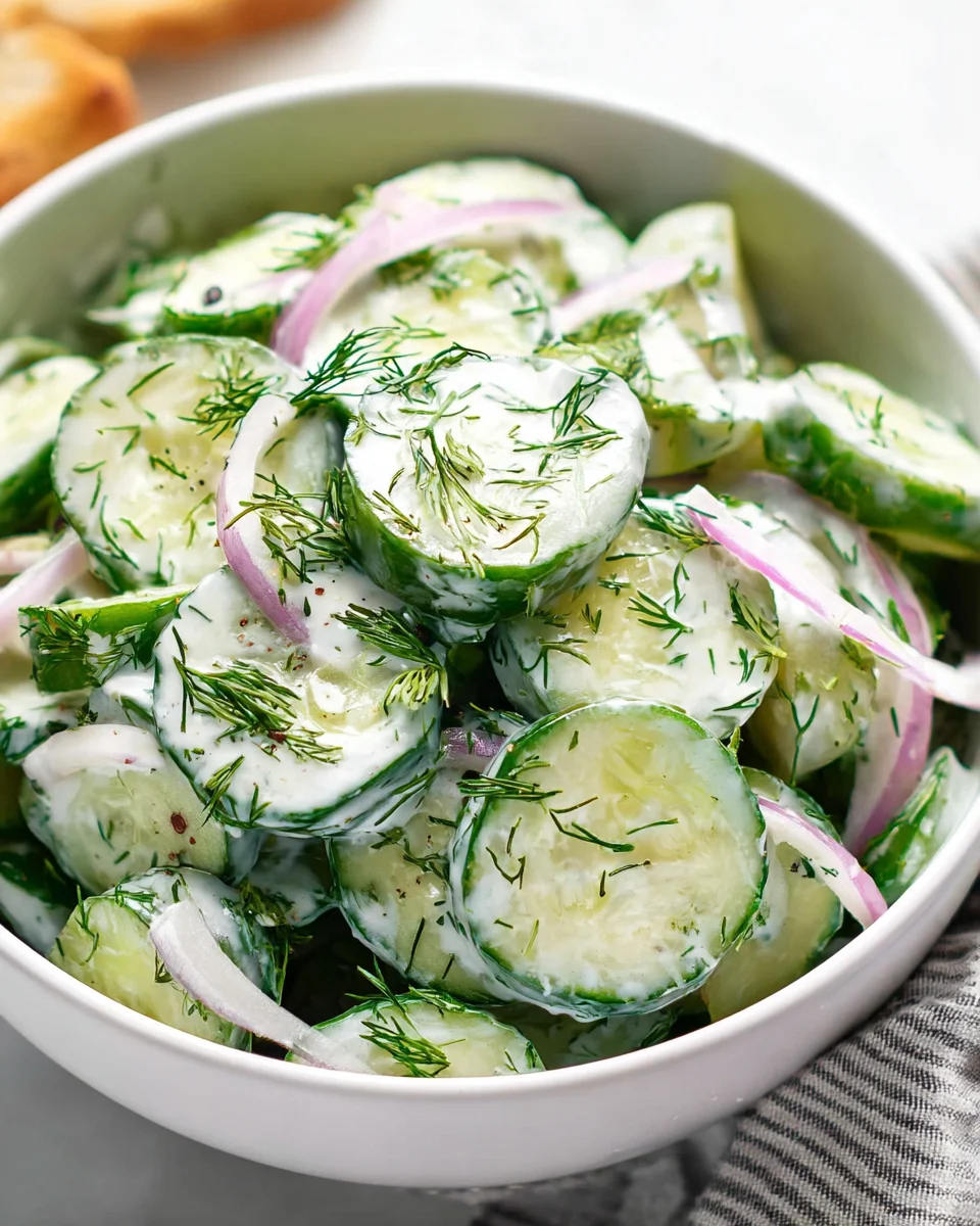 Cucumber Dill Salad