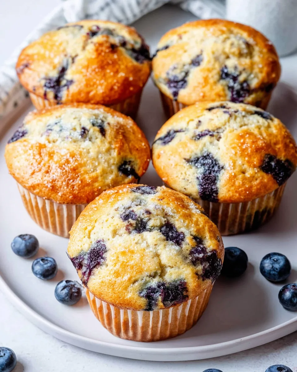 Easy Jumbo Blueberry Muffins Recipe: Best Ever Delight!