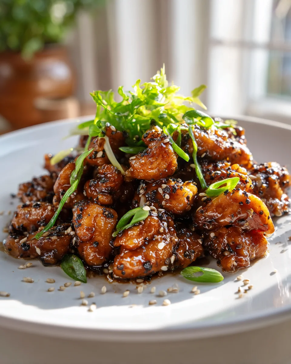 Delicious Garlic Black Pepper Chicken Recipe for Flavor Lovers