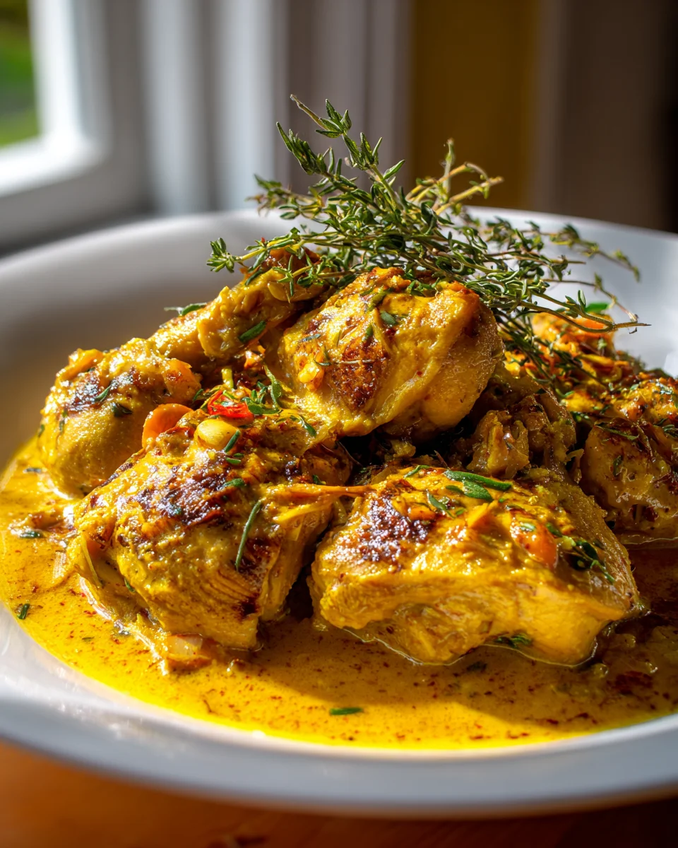 Savory Jamaican Curry Chicken Delight