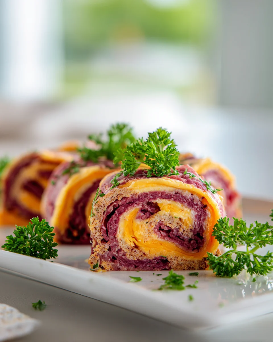 Keto Corned Beef and Cheese Roll Ups - Low Carb Delight!