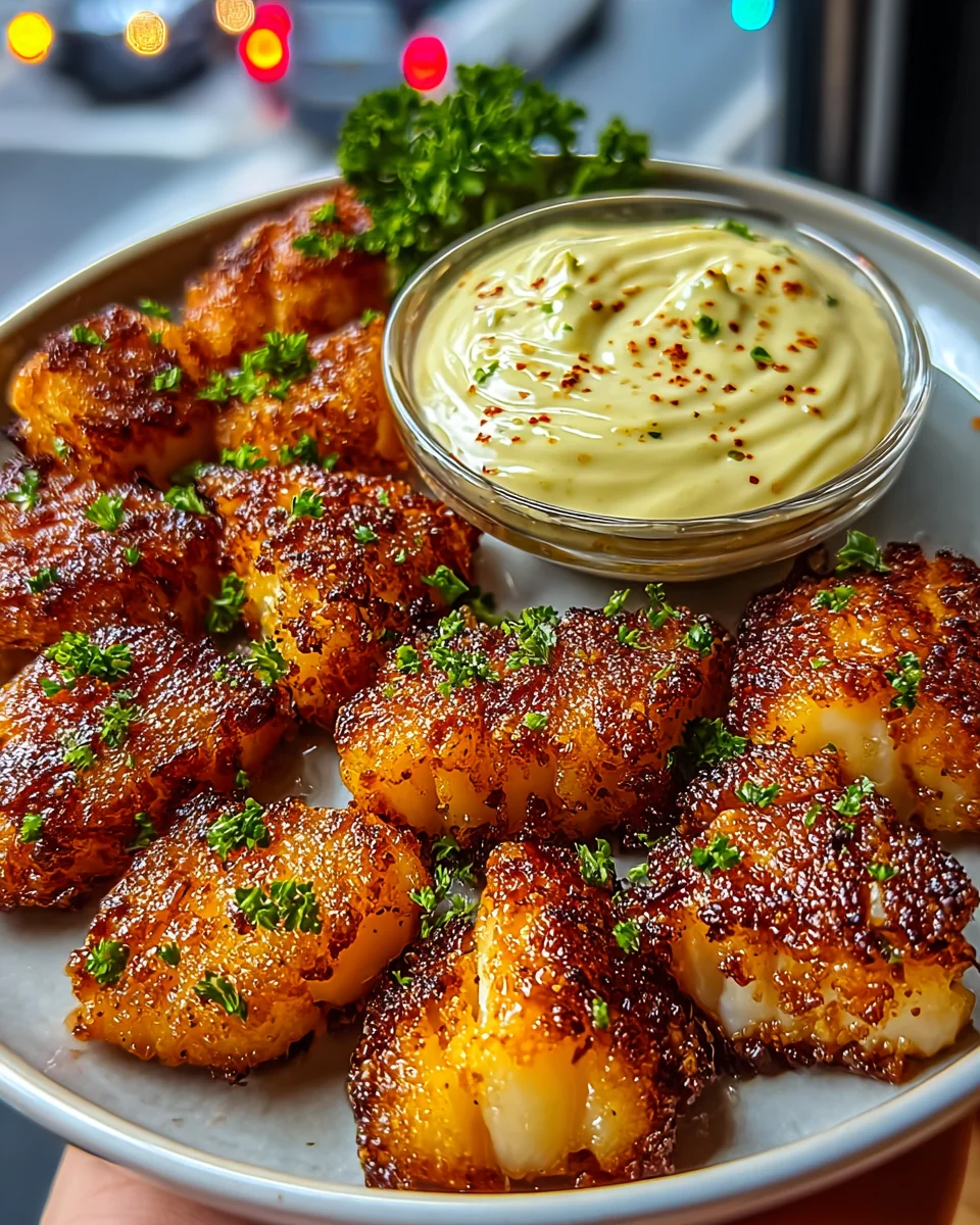 Lemon Butter Fish Bites with Garlic Aioli Recipe Delight