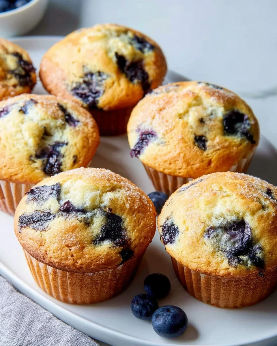 Easy Jumbo Blueberry Muffins Recipe: Best Ever Delight!