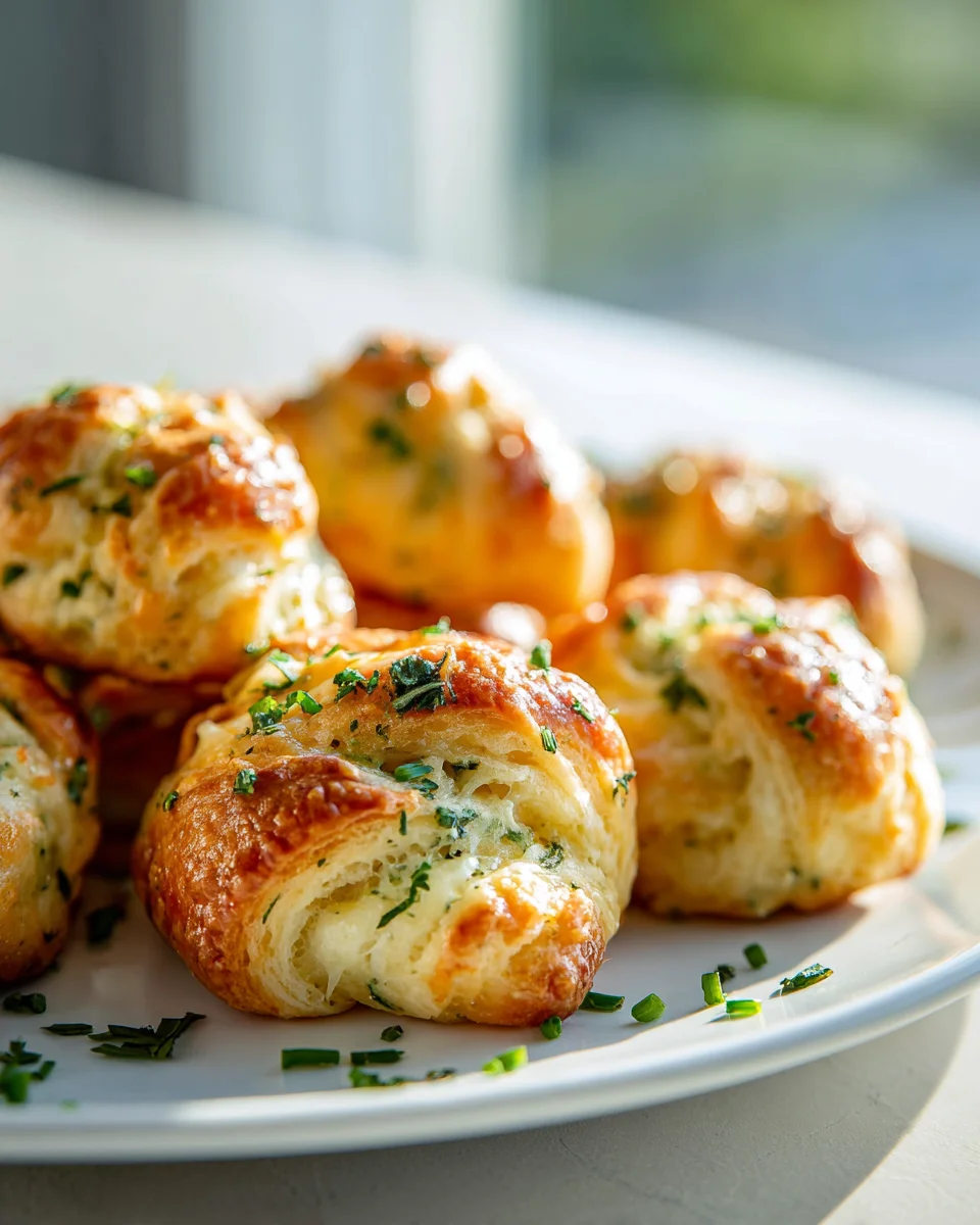 Delicious Parmesan and Herb Crescent Roll Bites Recipe