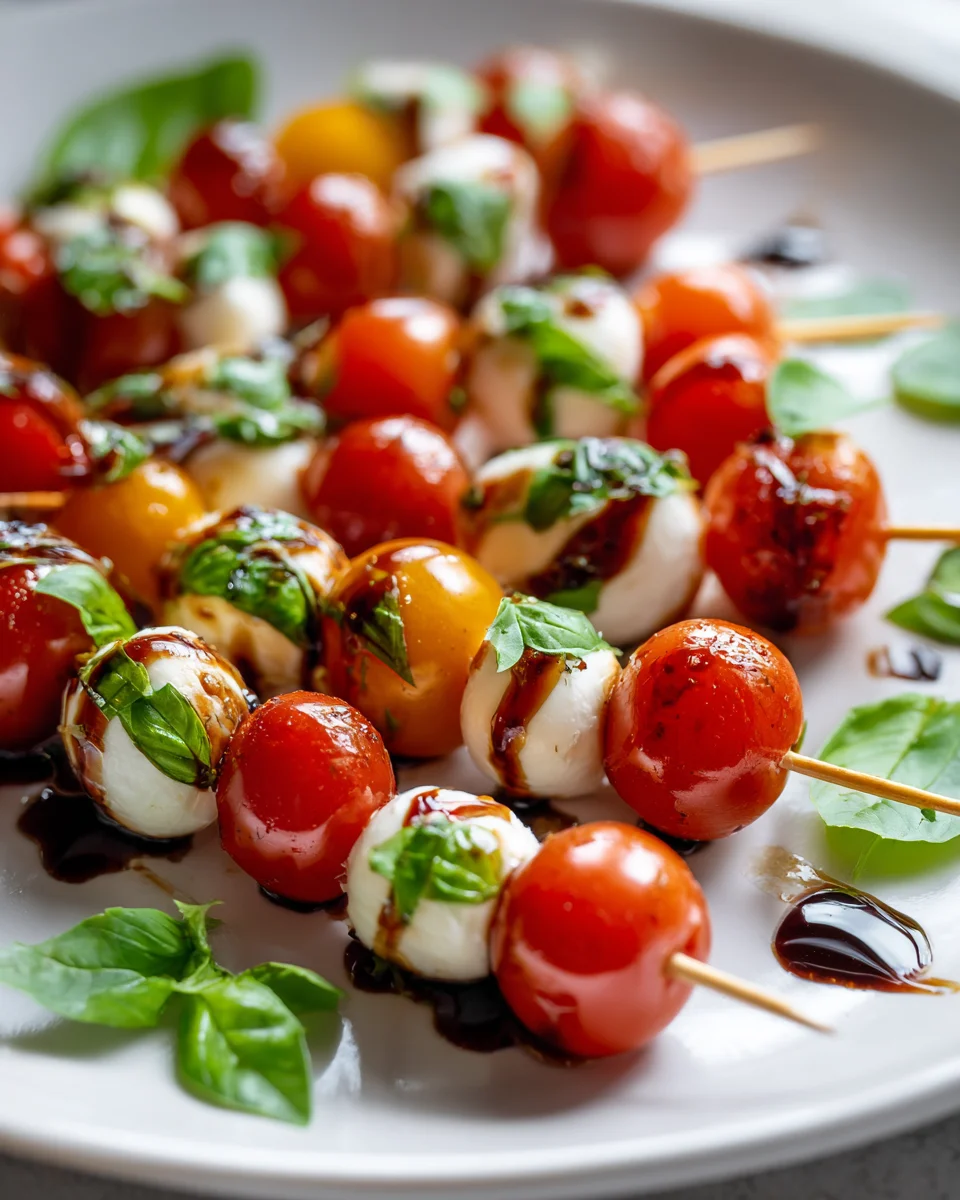 Delicious Mini Caprese Skewers Recipe for Perfect Appetizers