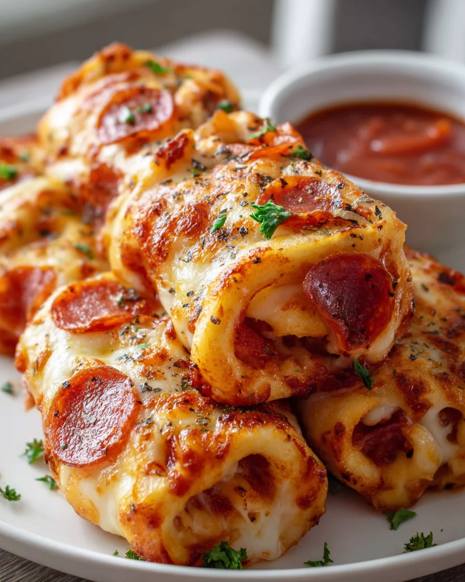 Keto Beef Pepperoni Cheese Roll-Ups