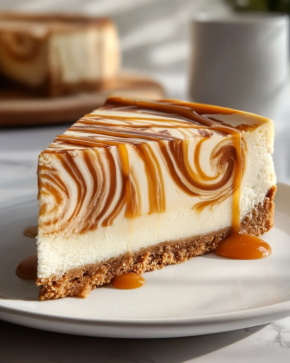 Caramel Swirl Cheesecake
