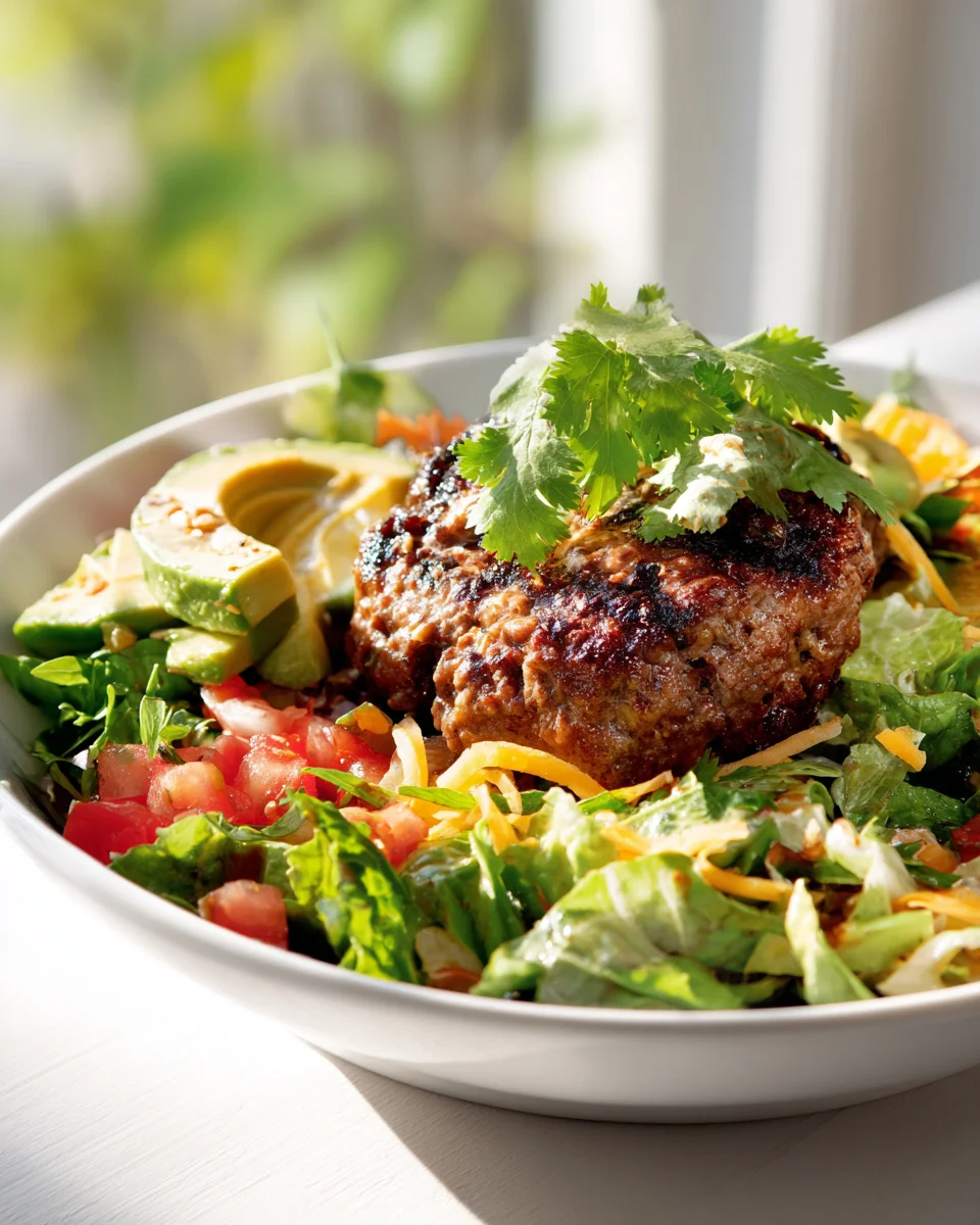 Savory Protein-Packed Burger Bowls