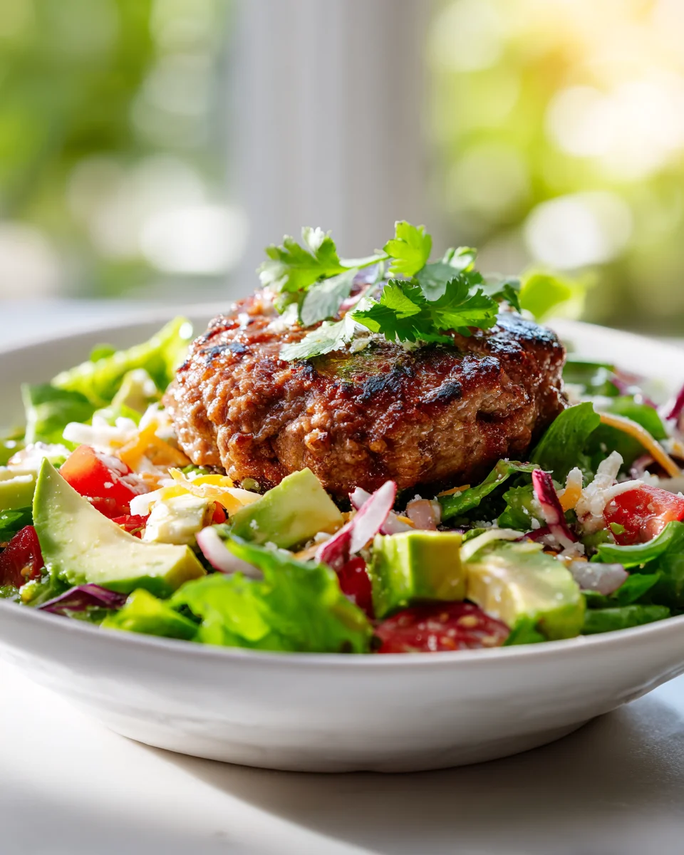 Savory Protein-Packed Burger Bowls